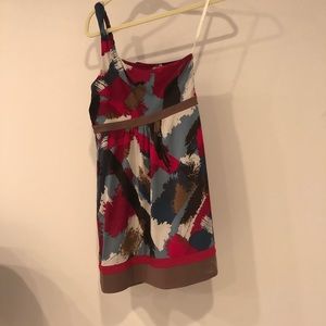 BCBG Maxazria one shoulder dress size xs